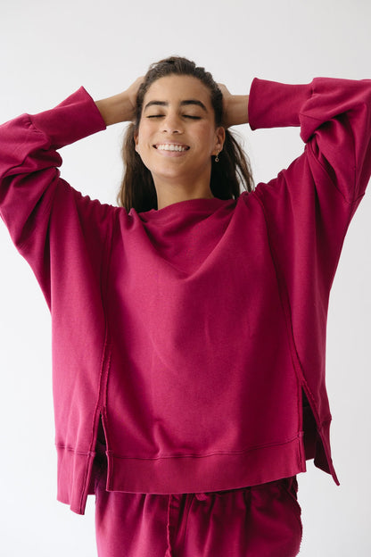 The Ease Lounge Set in Raspberry