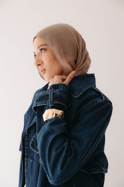 Allure Trench Coat in Deep Blue