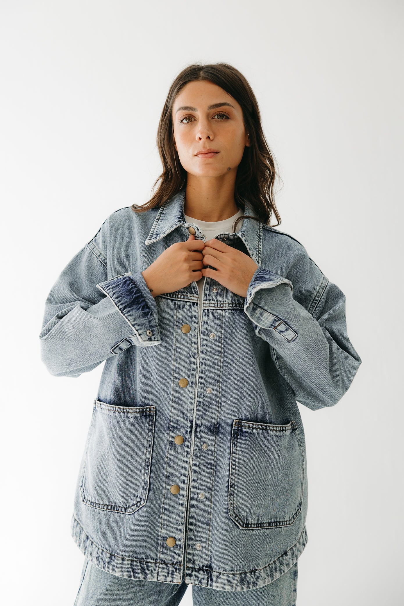 The Origin Denim Jacket in Washed Blue