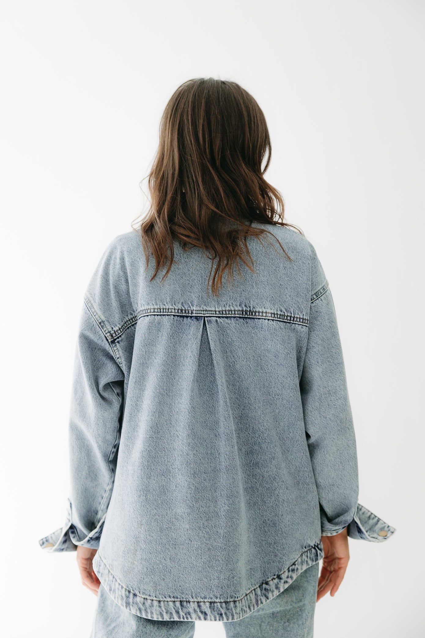 The Origin Denim Jacket in Washed Blue