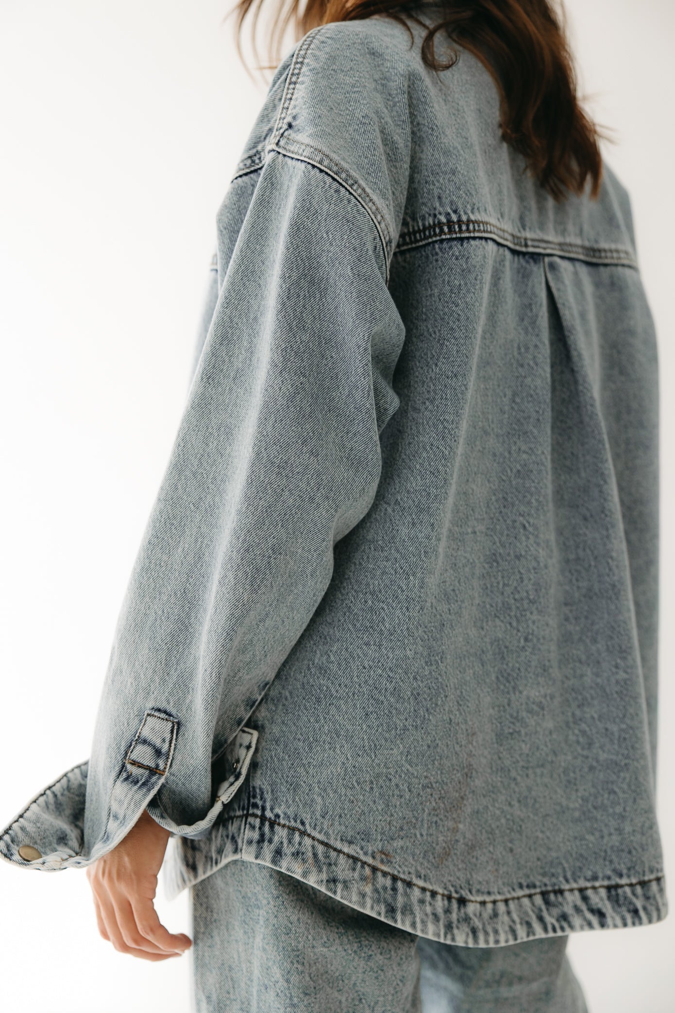 The Origin Denim Jacket in Washed Blue