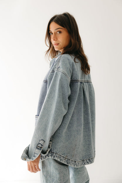 The Origin Denim Jacket in Washed Blue